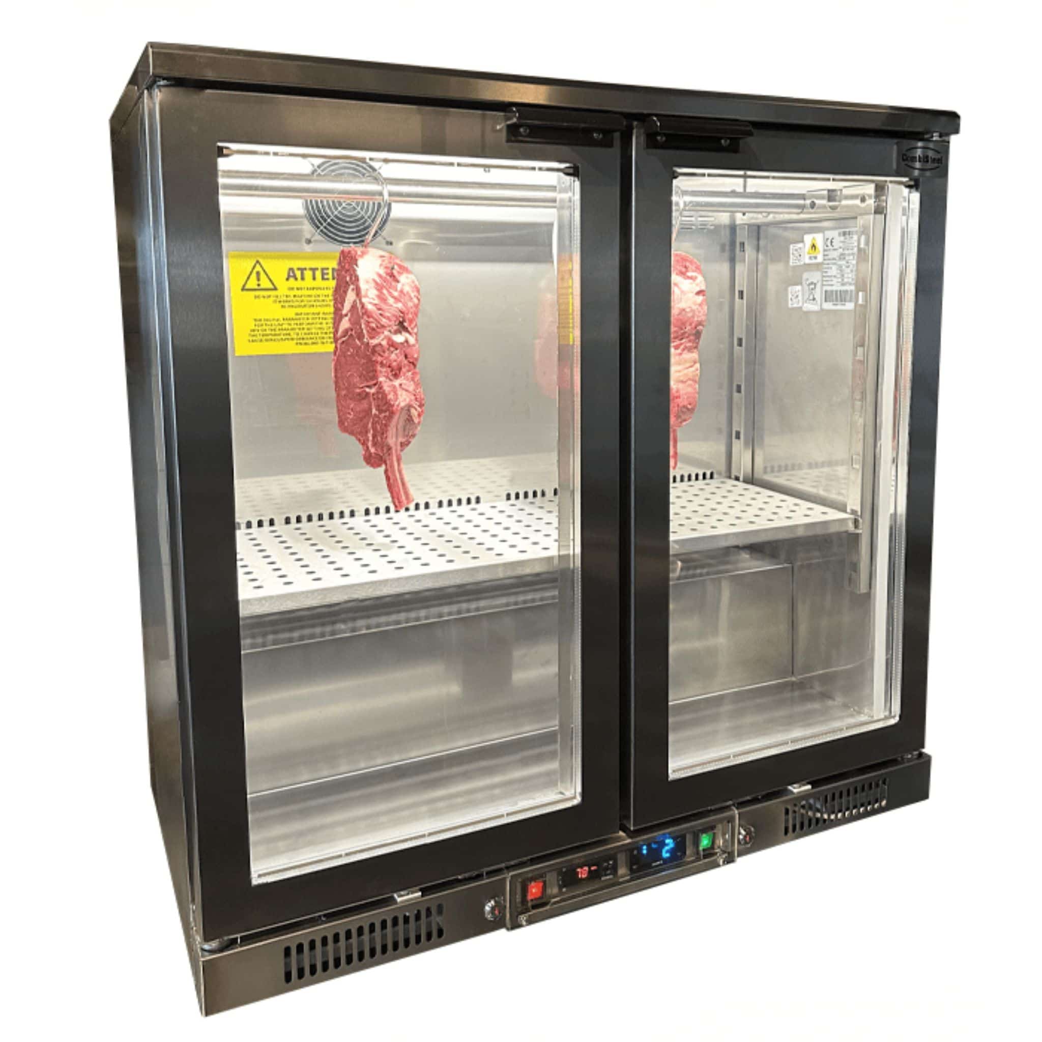 Armoire de Maturation & Conservation Viande 198L - Inox Pro (-3°C à +5°C)