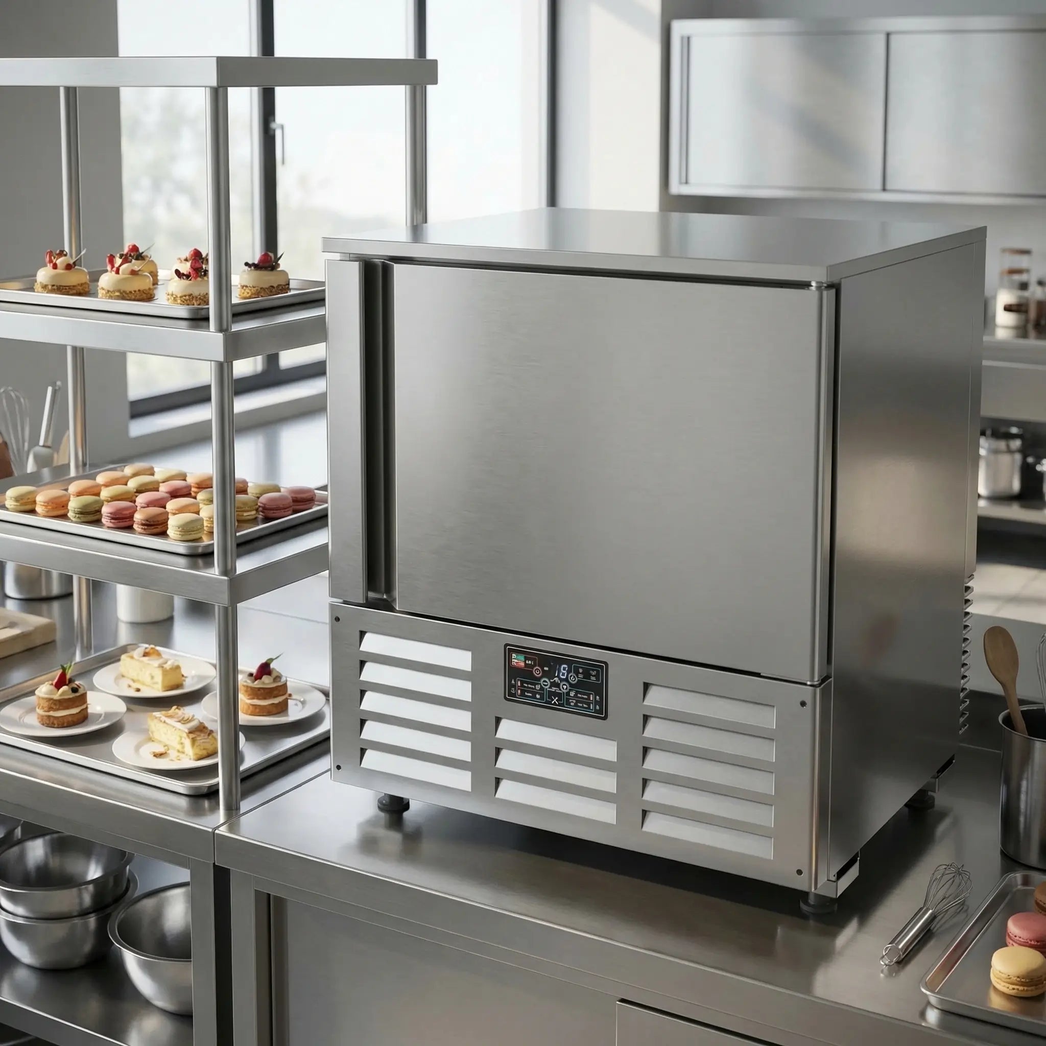 Cellule de refroidissement fixe pro line inox 304 pour production régulière ou intensive