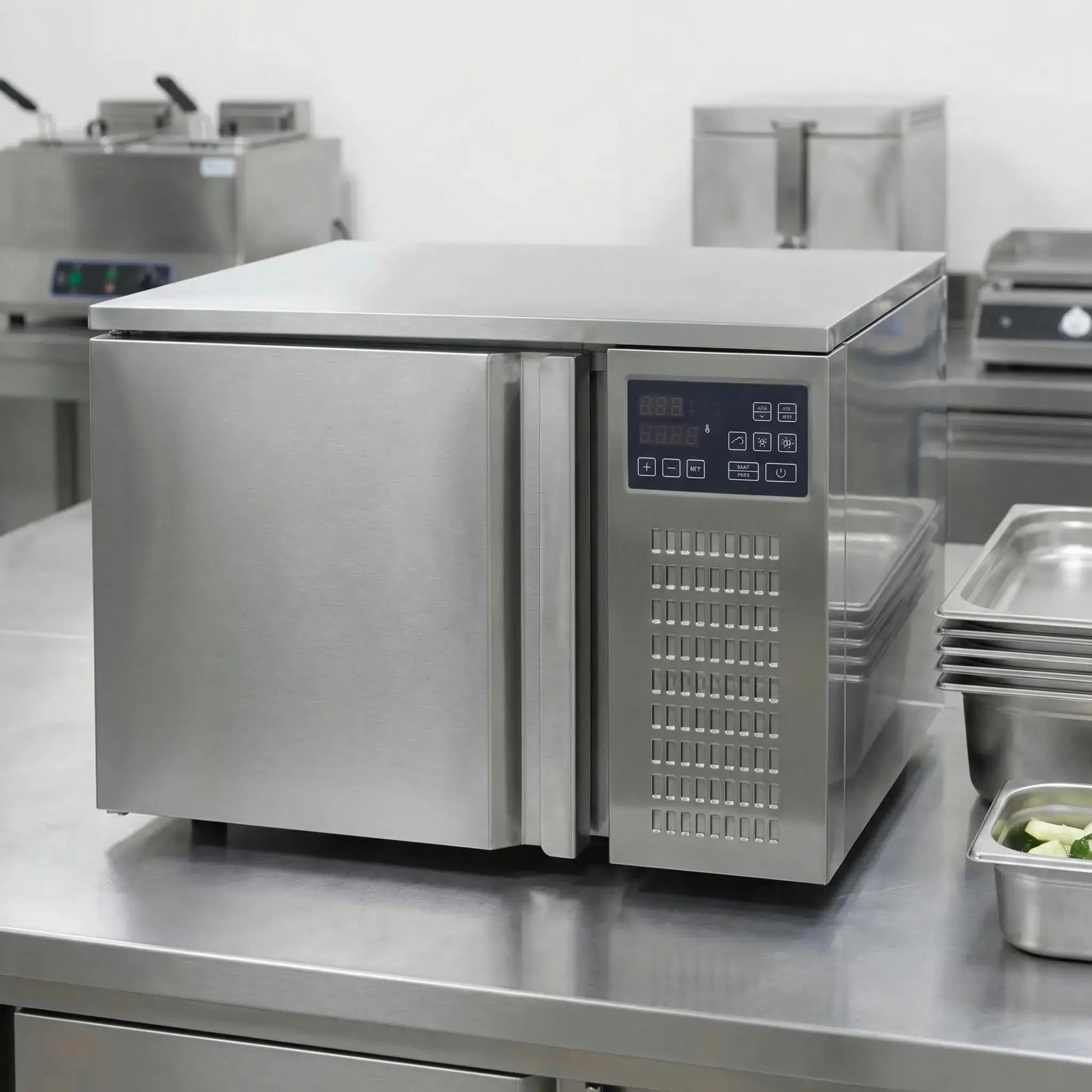 Mini table-top blast chiller