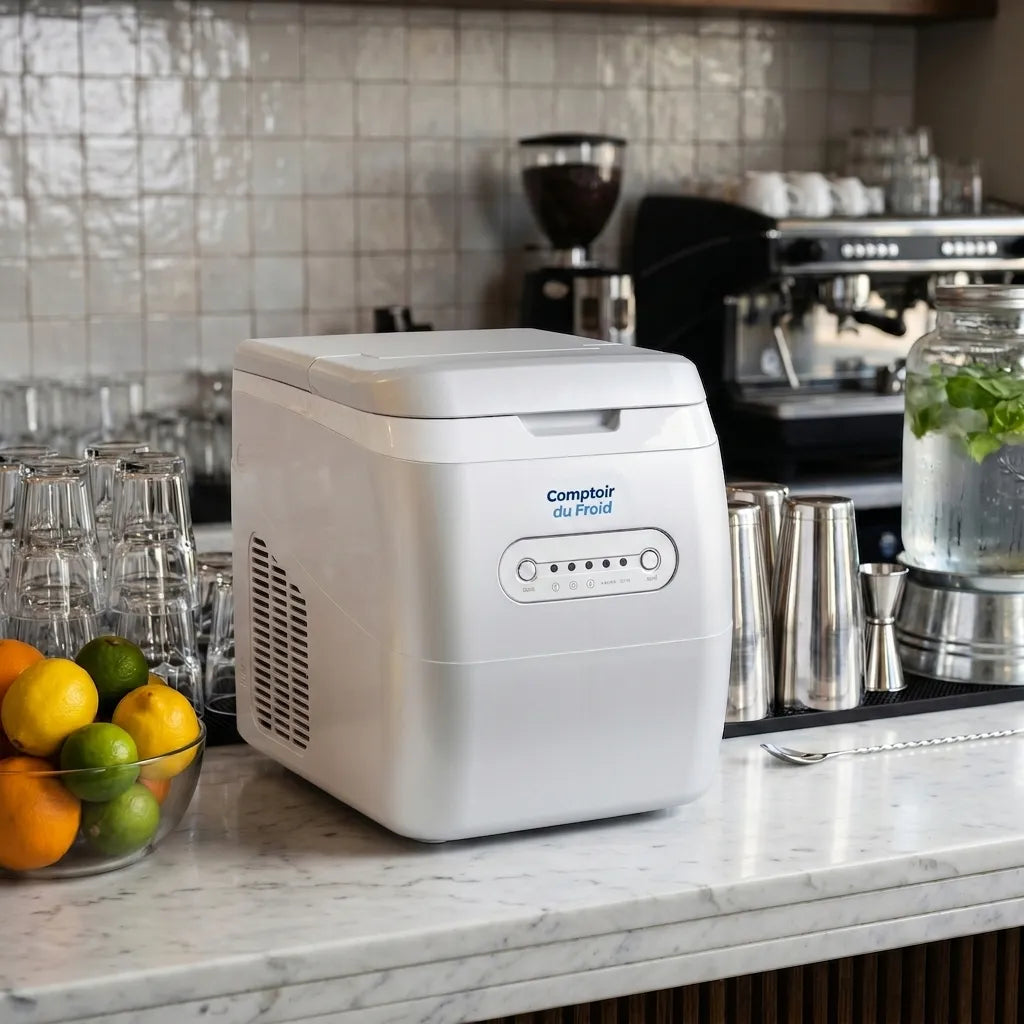 Petite machine à glaçons professionnelle 15 kg par 24 heures
