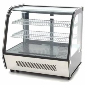 Luxury Countertop Pastry Display Case – Curved Glass (120L or 160L)