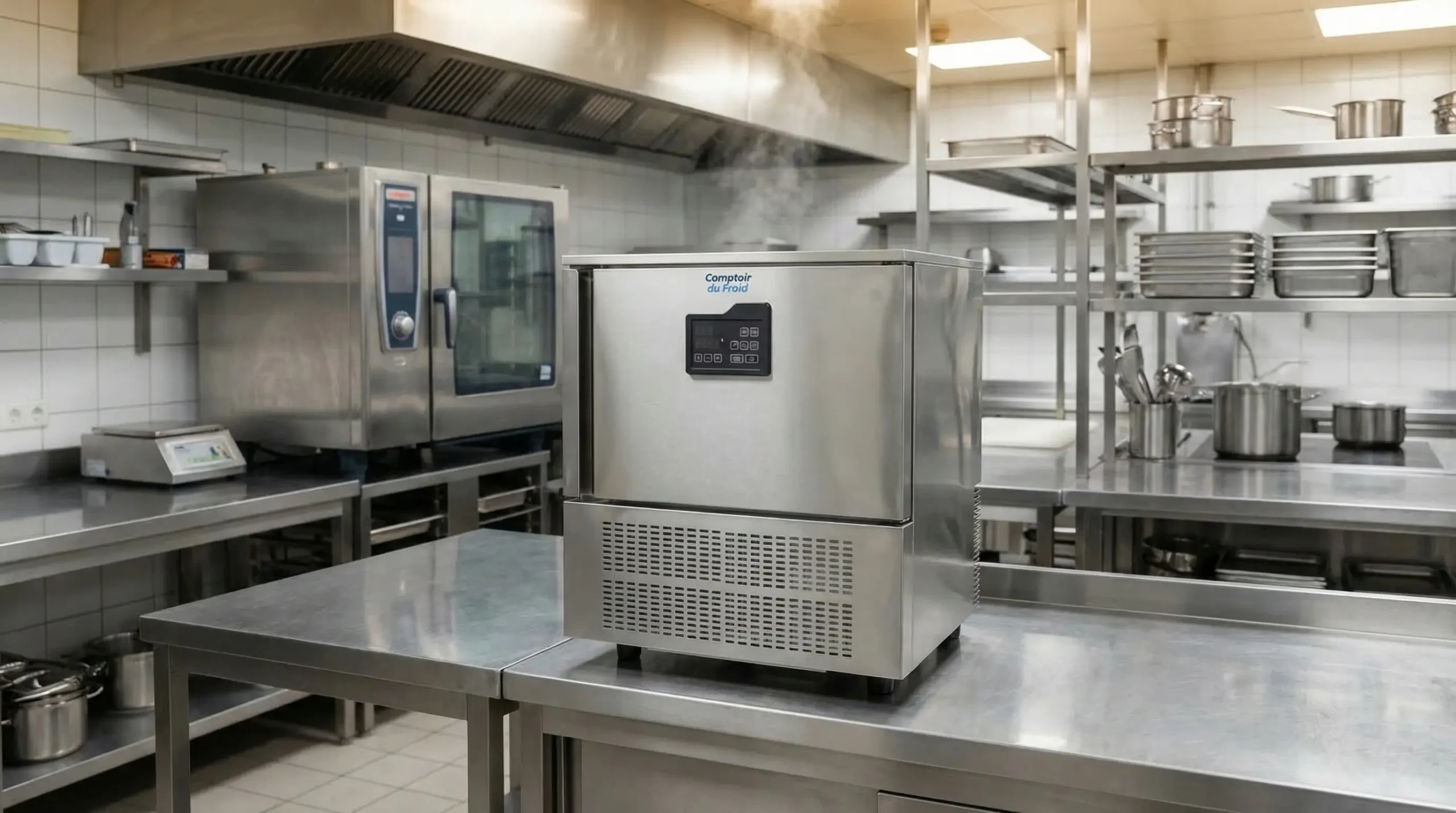 3-level professional Stainless Steel mixed GN/60x40 blast chiller