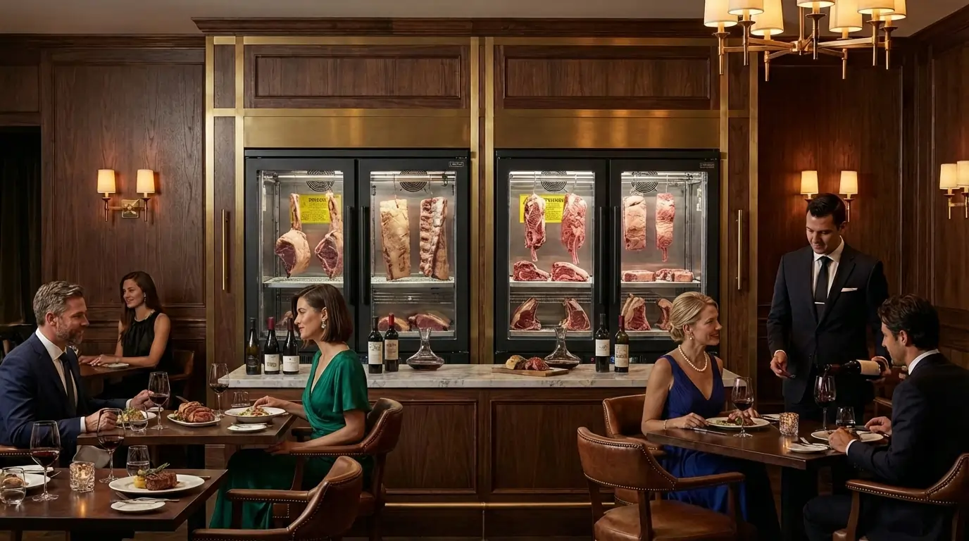 Dry Aged Meat Aging Cabinet Black Design