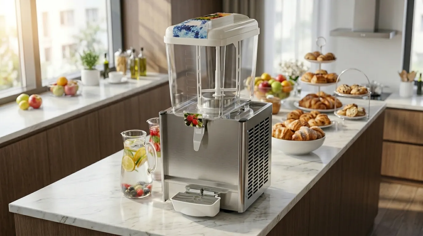 XXL 3-tank beverage dispenser for high-volume buffet