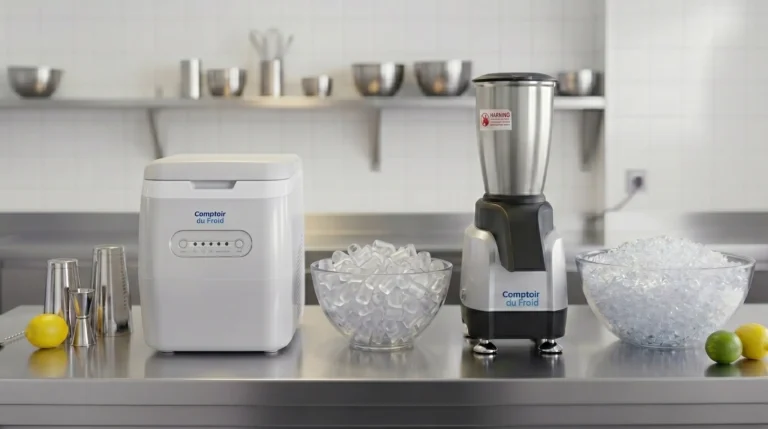 Hielo machine y crushed ice: the compact duo for a more flexible beverage service