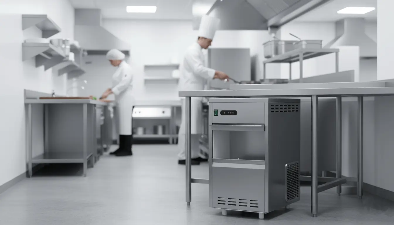 Ice machine in a professional kitchen - Chiller Hub