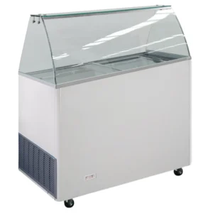 Mobile ice cream display case – 6 to 10 pans