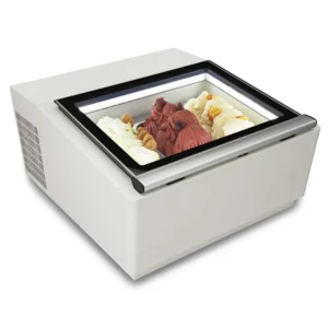 Countertop ice cream display case – 3 pans