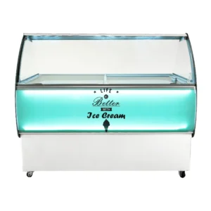 Professional ice cream display case – 9 to 13 pans