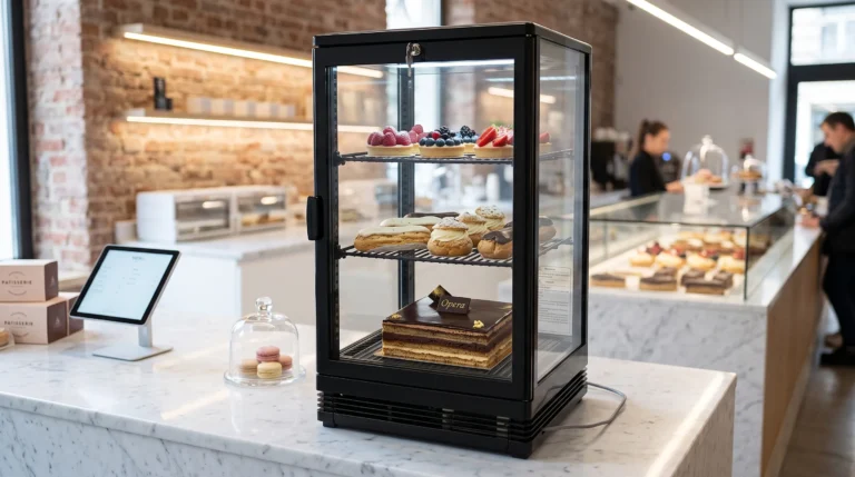 Quando una vetrina refrigerata a 4 lati rende più visibili i prodotti freschi